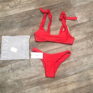 Zaful red bikini